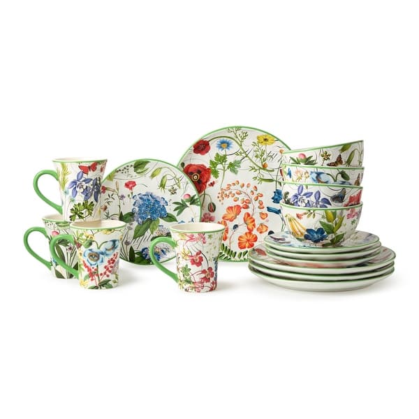 Set de vaisselle motif floral Harvest par Bloomingville