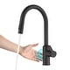 preview thumbnail 121 of 149, Kraus 2-Function 1-Handle 1-Hole Pulldown Sprayer Brass Kitchen Faucet KSF-2830 - 16 5/8" Height (Oletto Sensor Faucet) - MB - Matte Black