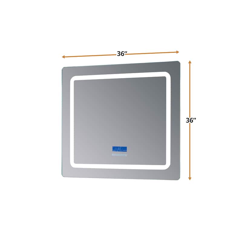 Caldona 48 in. W x 36 in. H LED Bathroom Vanity Mirror