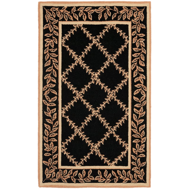 SAFAVIEH Handmade Chelsea Kimber Trellis French Country Wool Rug
