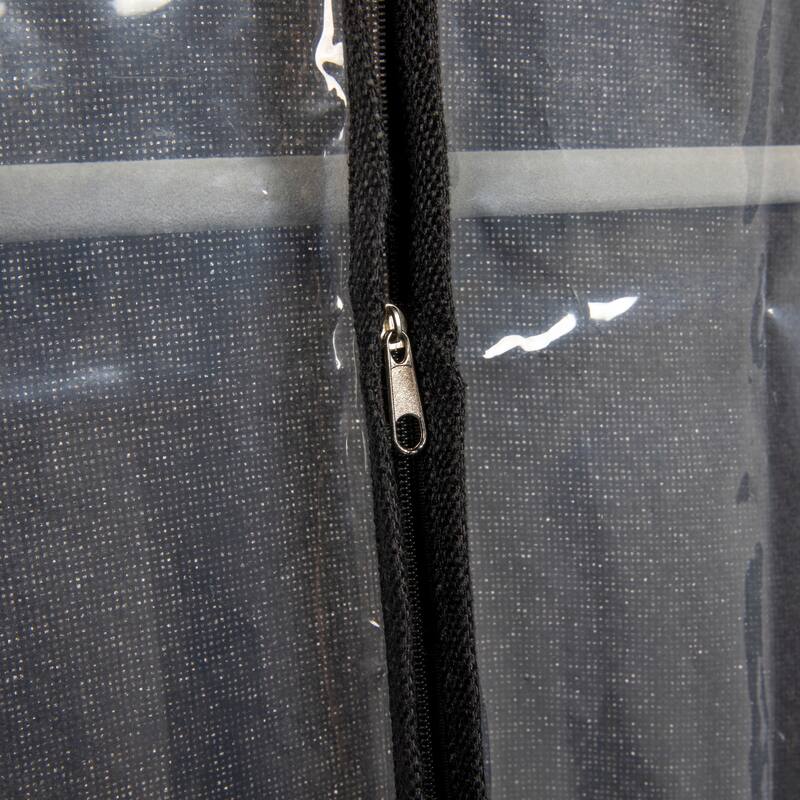 Household Essentials Zippered Garment Storage Bag with Clear Vision Front - 24.0"L x 3.0"W x 56.0"H