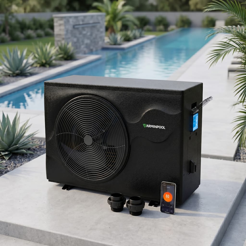 Pool Heater 90000 BTU for 24000 Gallon Swimming Pools - 90000 BTU