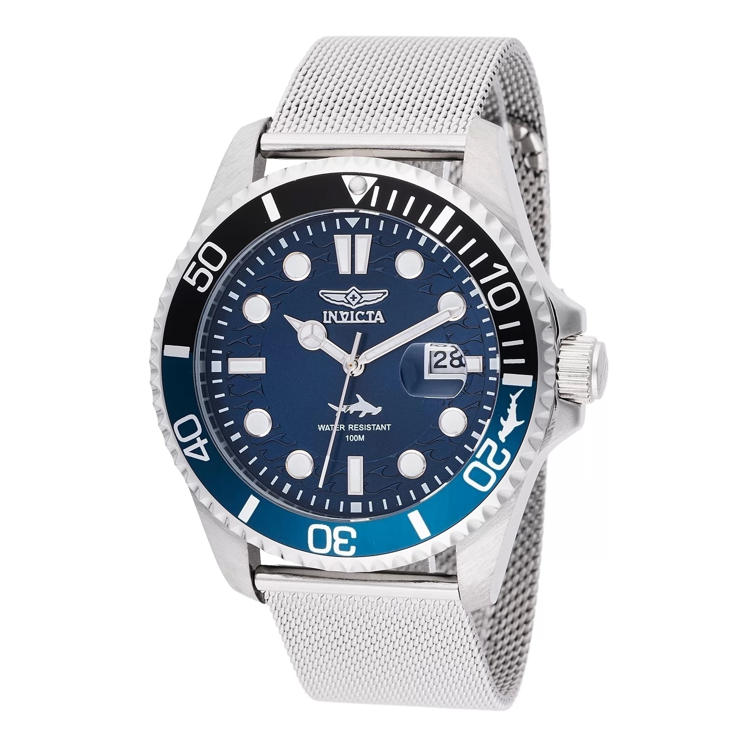 Invicta Men's 47173 Pro Diver Quartz Multifunction Blue Dial Watch