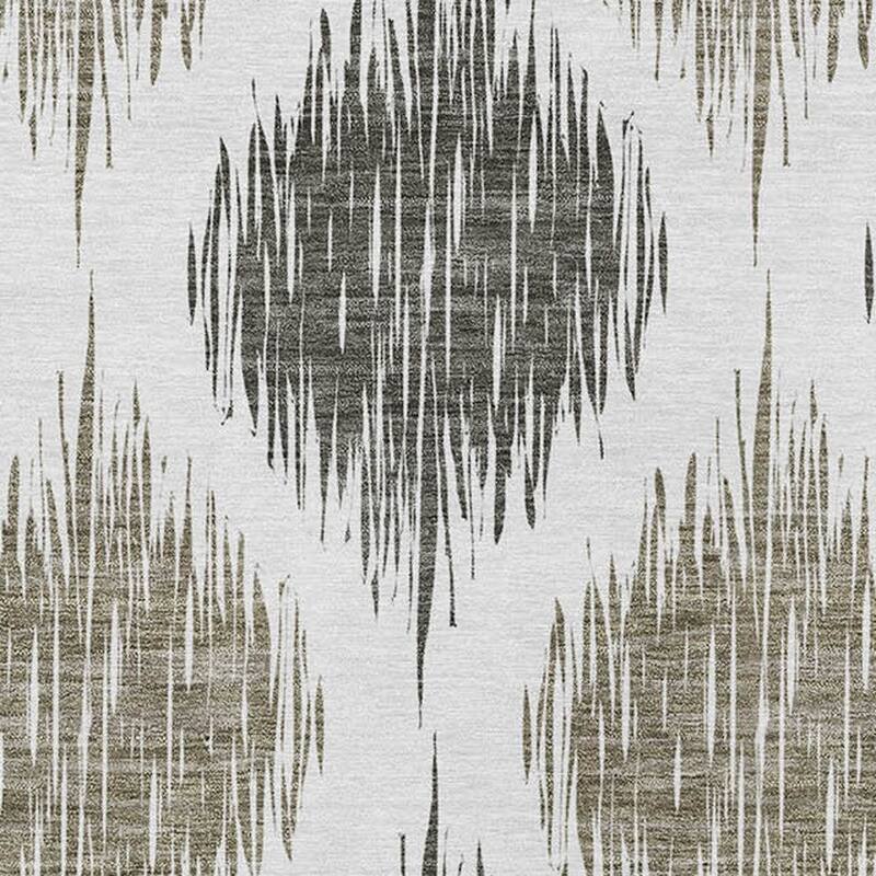 HomeRoots Ikat Transitional Rectangle Outdoor Rug