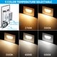 preview thumbnail 6 of 9, 6-Pack 5CCT LED Step Lights, Dimmable Indoor Outdoor Stair Light