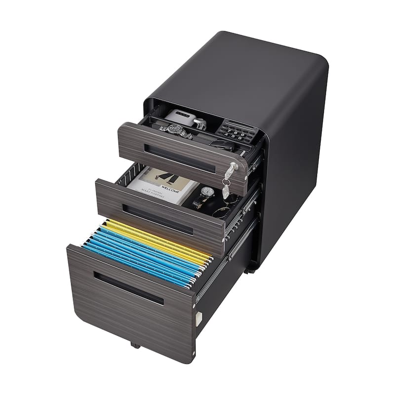 Mobile File Cabinet Under Desk Office,Versatile Storage Cabinet