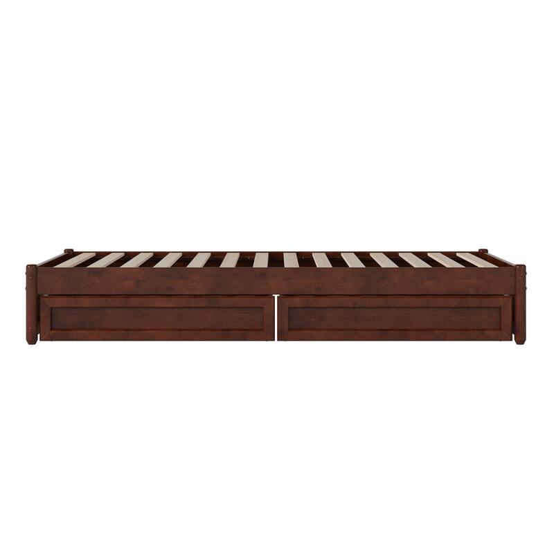 Barcelona Panel Platform Bed with Storage Drawers