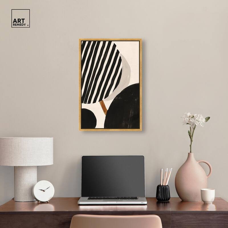 Linear Contempo Canvas by Art Remedy