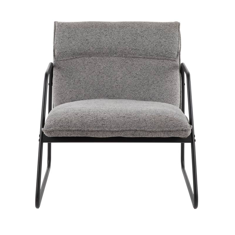 Carbon Loft Kerby Upholstered Arm Chair - Grey Noise Fabric