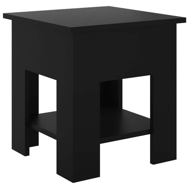 vidaXL Coffee Table End Table Sofa Table Living Room Furniture Engineered Wood - 15.7" x 15.7" x 16.5"