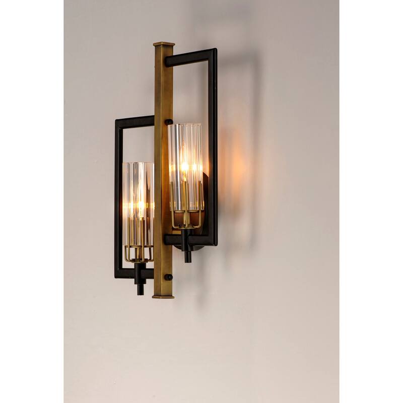 Maxim Flambeau 2 Light 18" Tall Wall Sconce