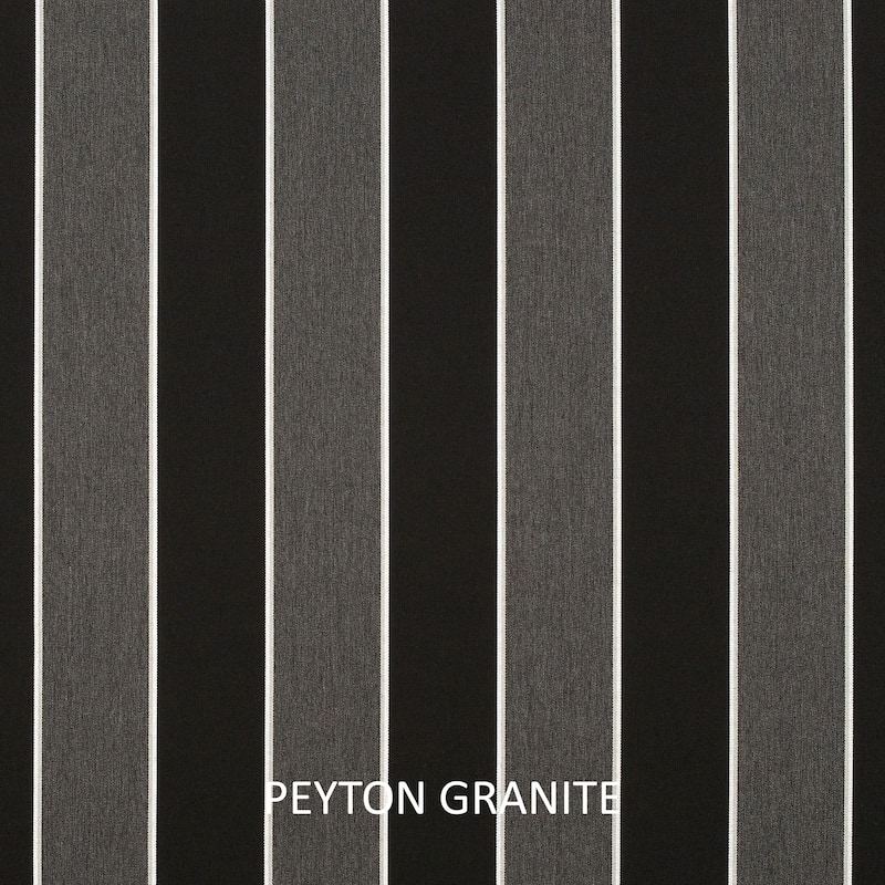 Sunbrella Peyton Granite/ Canvas Black Indoor/ Outdoor Pillow Set