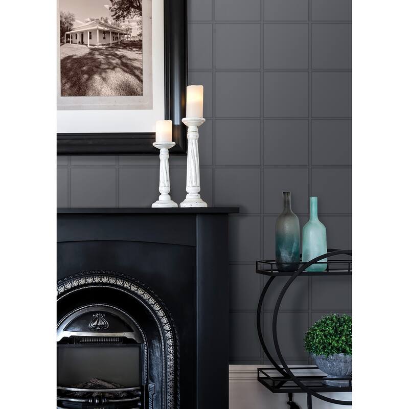 Advantage Avenue Stone Leather Wallpaper