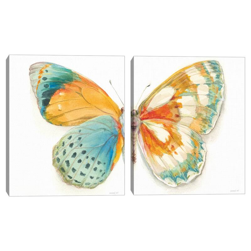 Fragile Wings I, Fragile Wings IV by Danhui Nai Canvas Art Prints