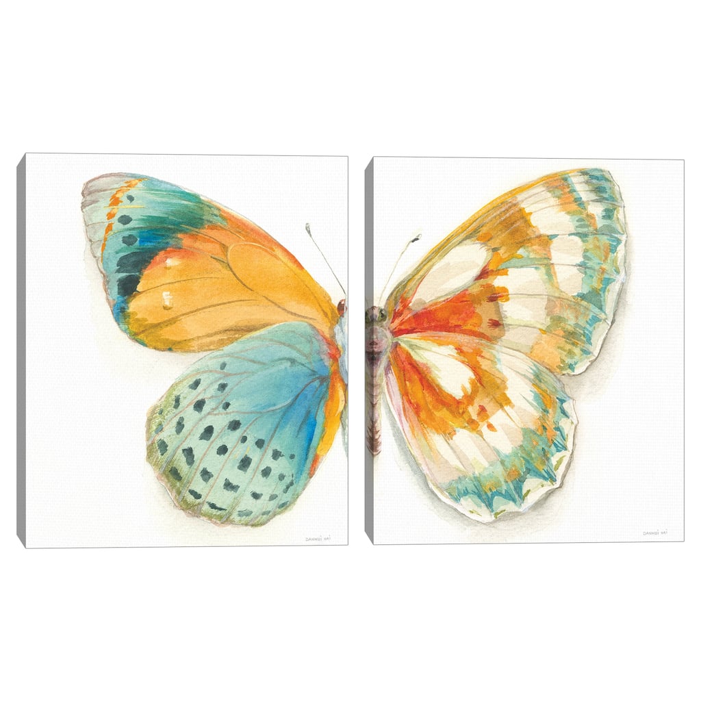 Fragile Wings I, Fragile Wings IV by Danhui Nai Canvas Art Prints