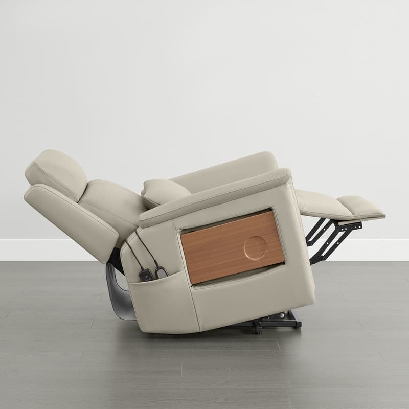 Spruce & Spring Power Lift Recliner Chair for Elderly with Foldable Tray Table and Massage