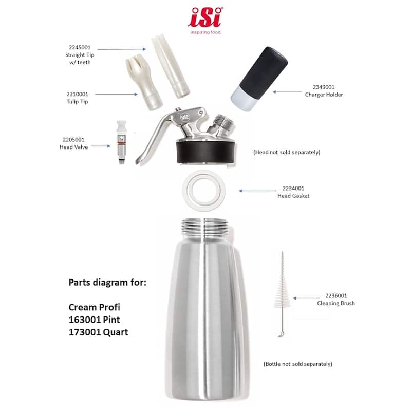 iSi North America Cream Profi Whip Professional Cream Whipper