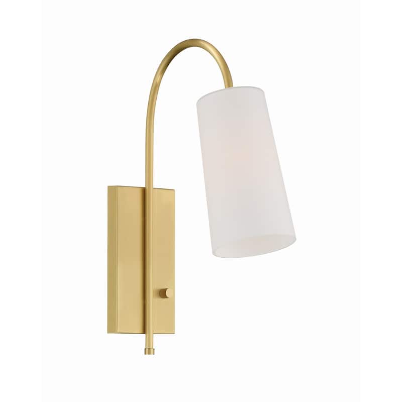 Crystorama Lighting Group ALX-4501 Alexa 19" Tall Wall Sconce - Aged Brass