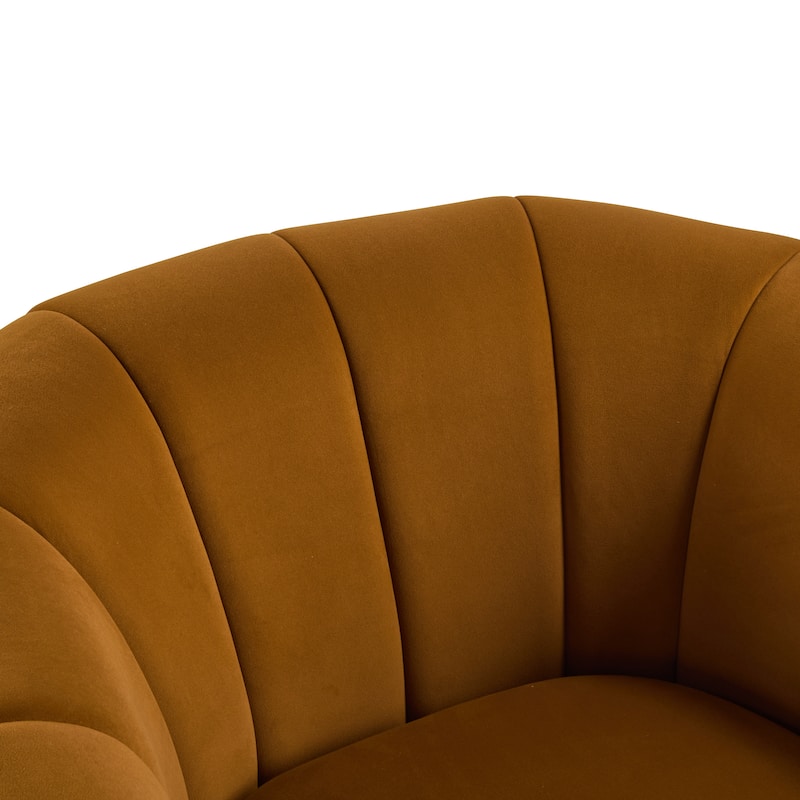 Monroe Indoor Modern Swivel Club Chair by Christopher Knight Home