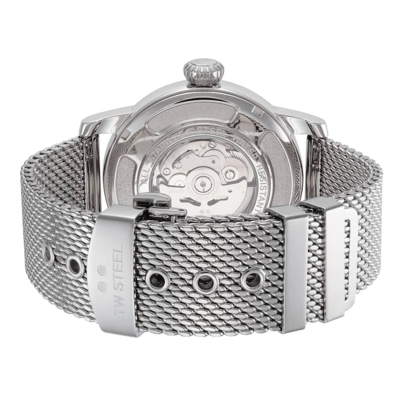 TW Steel Men's Maverick 48mm Automatic Watch TWS-MB6 - Beige - N/A