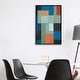 preview thumbnail 11 of 13, iCanvas "Grey Matters Blue" by Stephen Cimini Framed