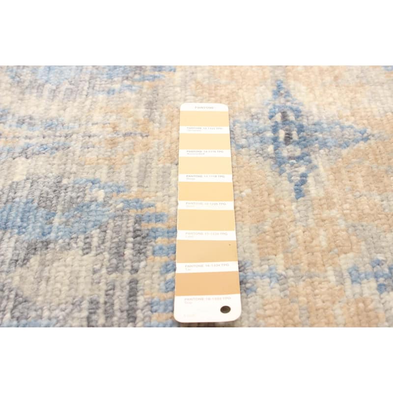 ECARPETGALLERY Hand-knotted Mystique Tan Wool Rug - 4'2 x 6'0