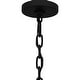 preview thumbnail 5 of 6, Selma 3-Light Matte Black Pendant Light