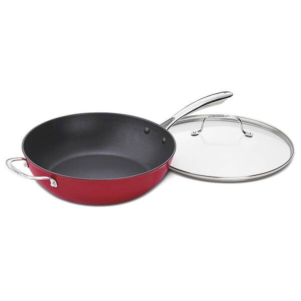 Cuisinart 4.5 Quart Culinary Collection Black Saute Pan with Cover