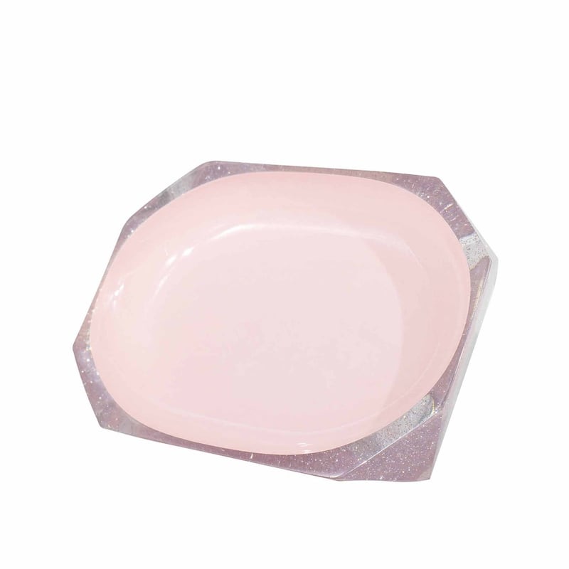 Sparkles Home Faceted Soap Dish - Pink