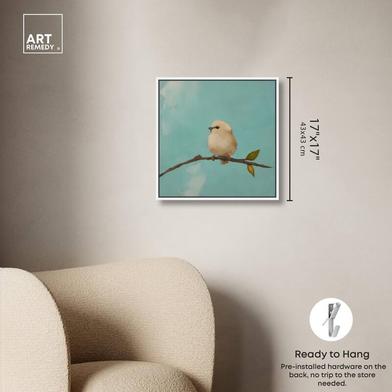 Azure Avian Canvas by Art Remedy
