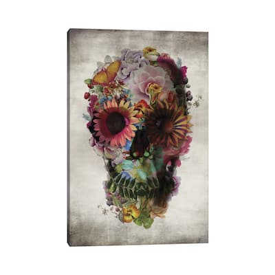 iCanvas "Skull No. 2" by Ali Gulec Canvas Print
