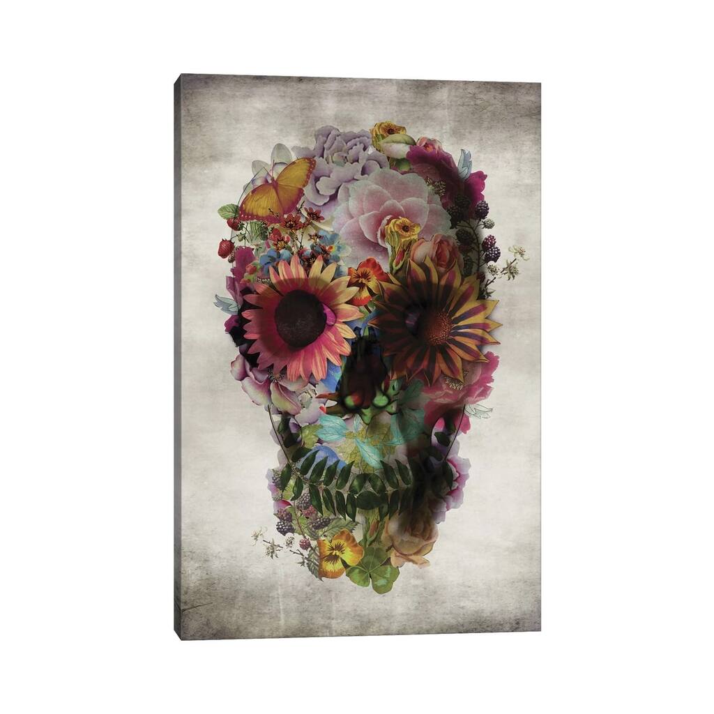 iCanvas "Skull No. 2" by Ali Gulec Canvas Print