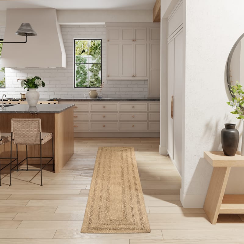 Nourison Natural Seagrass Indoor/Outdoor Solid Area Rug