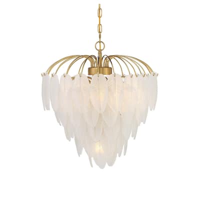 Savoy House 1-3508-6 Boa 6 Light 22" Wide Waterfall Chandelier