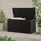 Lacoo 100-120 Gallon Patio Storage Box All Weather Plastic Deck Box