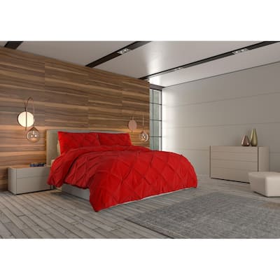 Nestl Pinch Pleat Down Alternative Ultra Soft Comforter Set