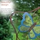 preview thumbnail 5 of 8, Alpine Corporation 45" x 23" Outdoor 2-Person Butterfly Garden Bench