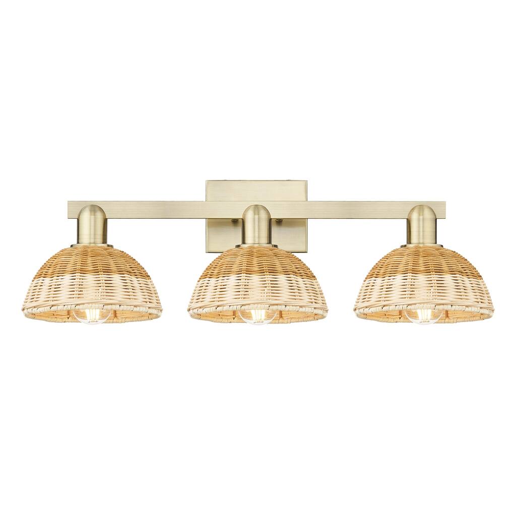 Innovations Lighting 716-3W-12-26 Natural Ballston Dome Vanity Natural