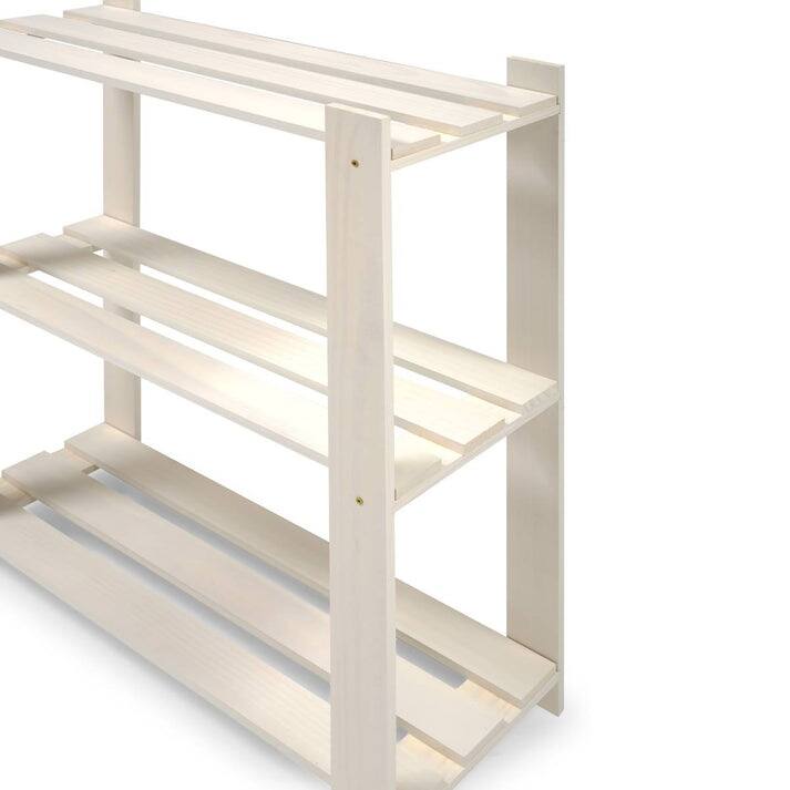 3 Shelf Slatted Storage Unit | Furniture Dash