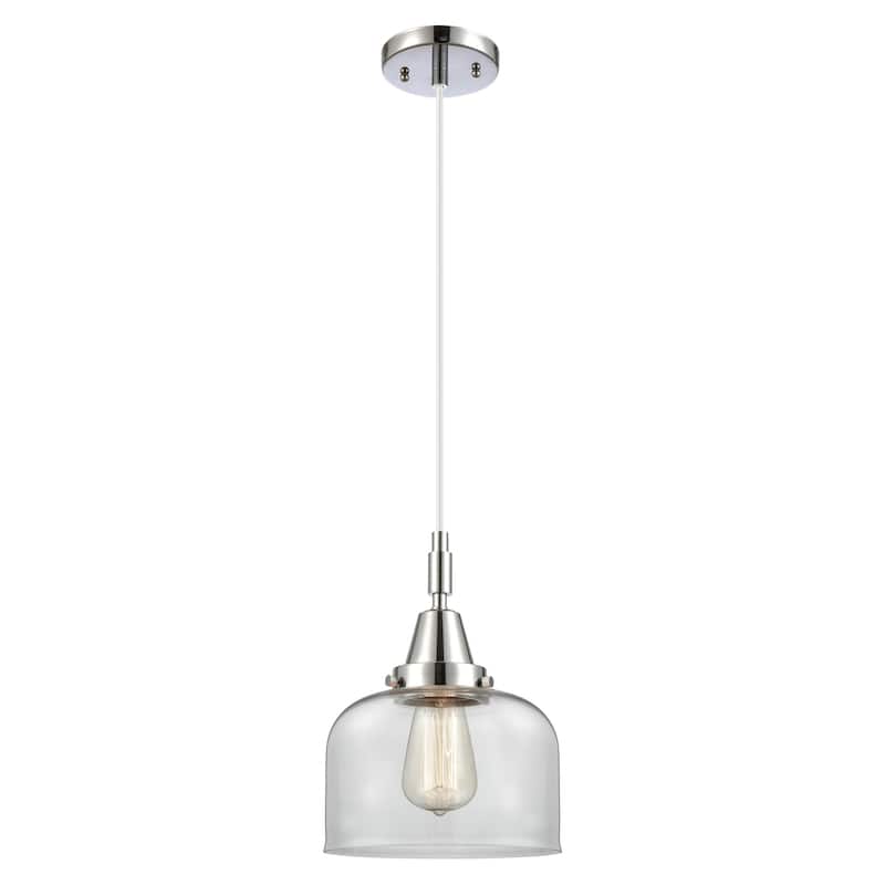 Innovations Lighting 447-1P-G72 Bell 8" Wide Mini Pendant with Clear