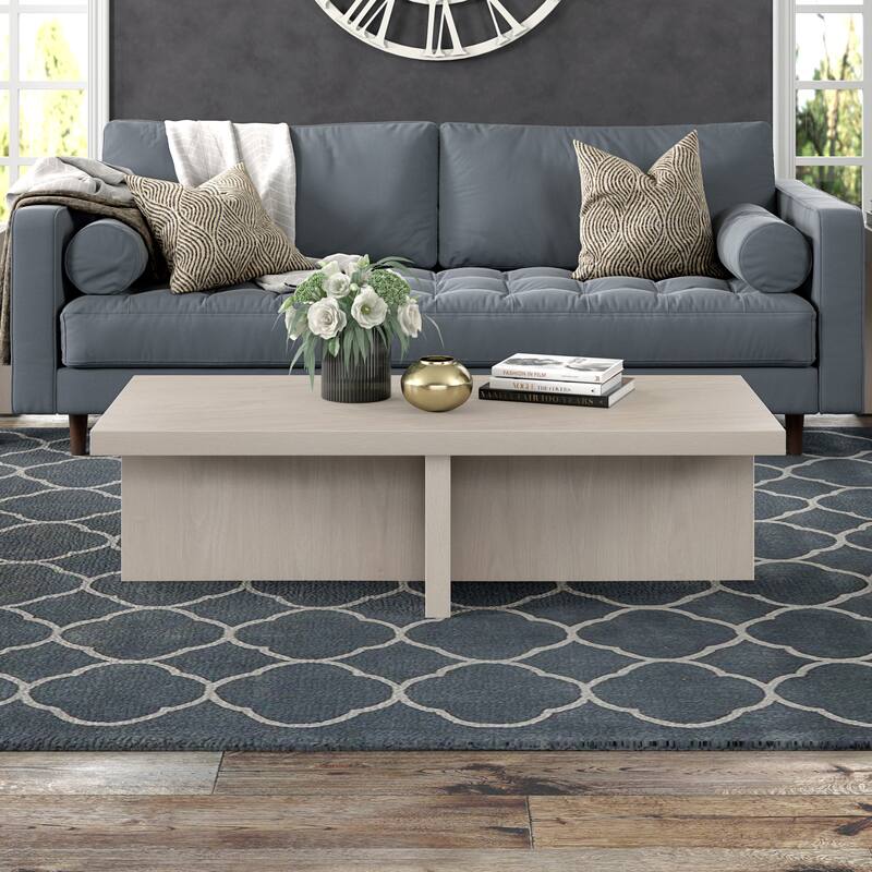Elna 54" Wide Rectangular Coffee Table - 54" Wide