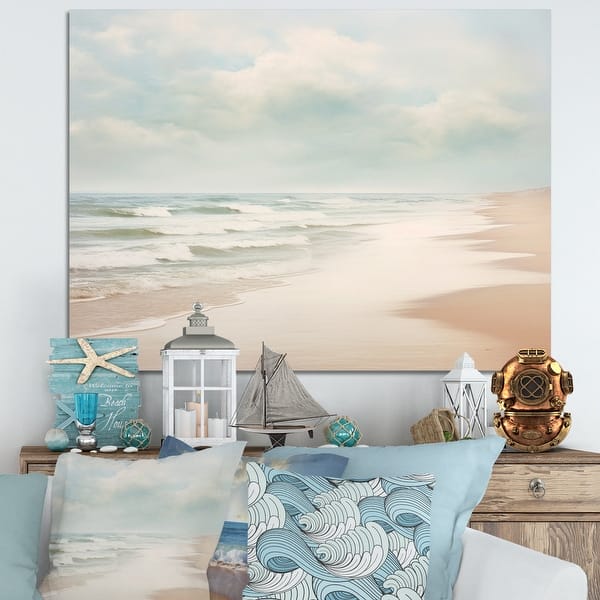 Curated visual reference: Visual Reference: Designart Minimalism Beach Landscape Vi Nautical Beach Wall Decor