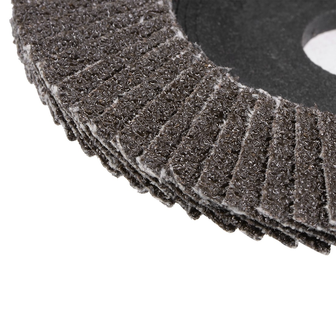 sourcing map Flap Disc 320-grits 4 x 5/8 Abrasive Grinding Wheel Flap Sanding Disc Aluminum Oxide 5pcs