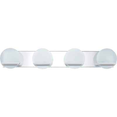 Tyleigh 4-Light Polished Chrome Vanity Light
