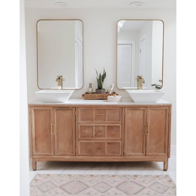 Highland Rounded Corner Vanity Mirror