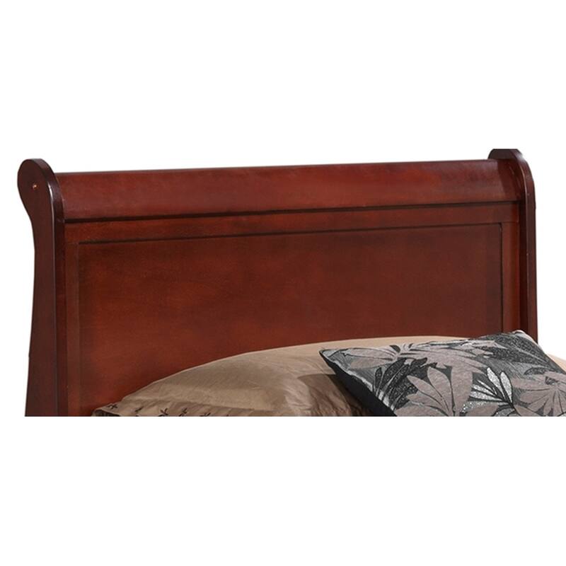 Wooden Twin Platform Bed with Trundle - 87" - Brown
