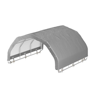 All-Weather Animal Shelter Cover – 12' x 12' Heavy-Duty Waterproof Farm Canopy