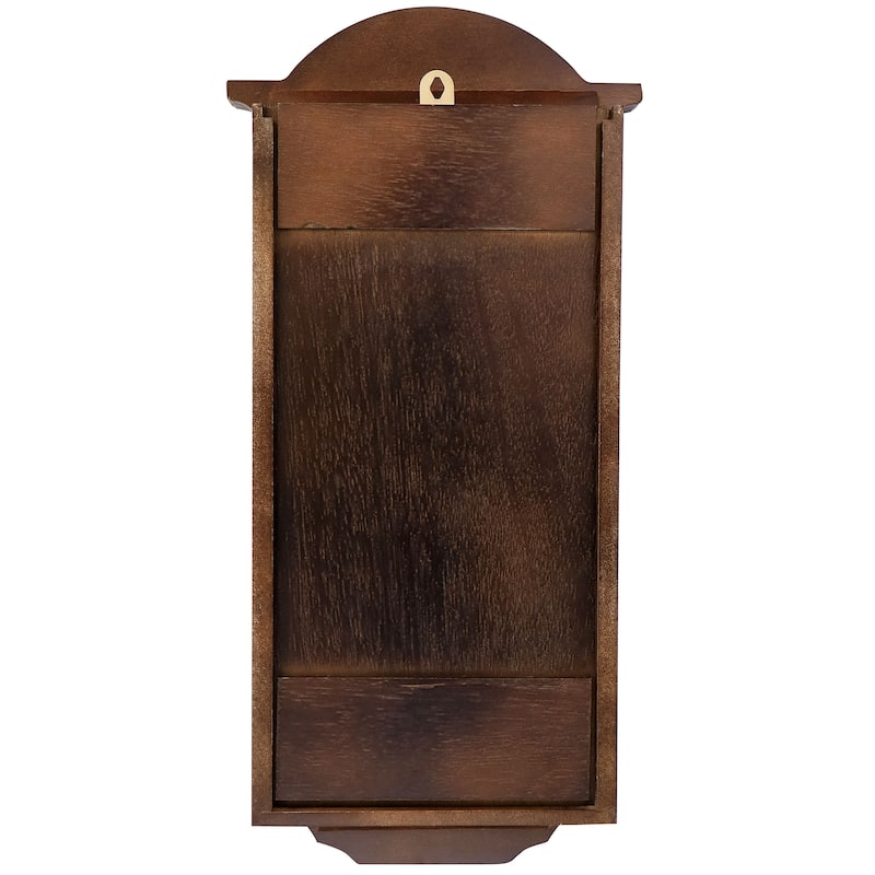 Bedford Clock Collection George 22In Chestnut Pendulum Wall Clock