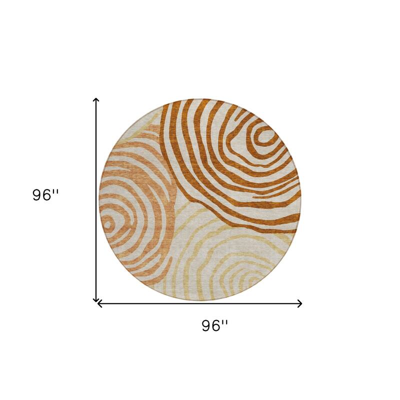 HomeRoots Abstract Transitional Rectangle Outdoor Rug