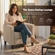 preview thumbnail 6 of 27, Furniture of America Haynes Traditional Wood Padded Recliner Chair